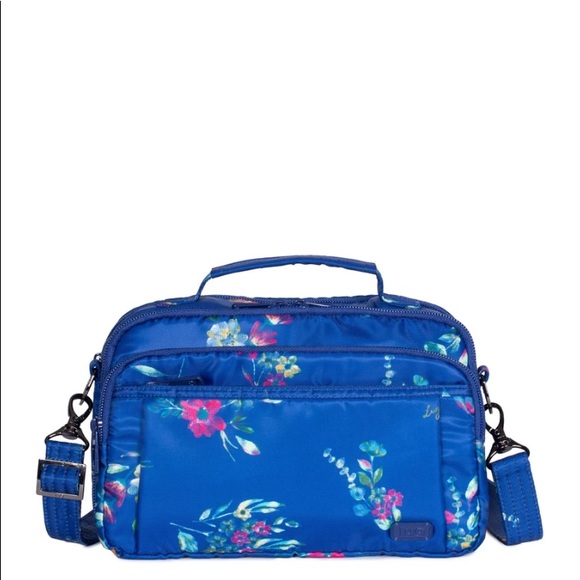 lug Bags Lug Scoop Rfid Top Handle Crossbody Bag Bouquet Blue